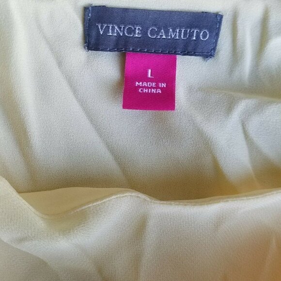 Vince Camuto Long Sleeve See- Through Blouse Women's. Size Large. NWT $89 - Picture 11 of 12